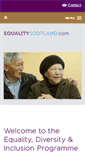 Mobile Screenshot of equalityscotland.com
