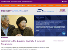 Tablet Screenshot of equalityscotland.com